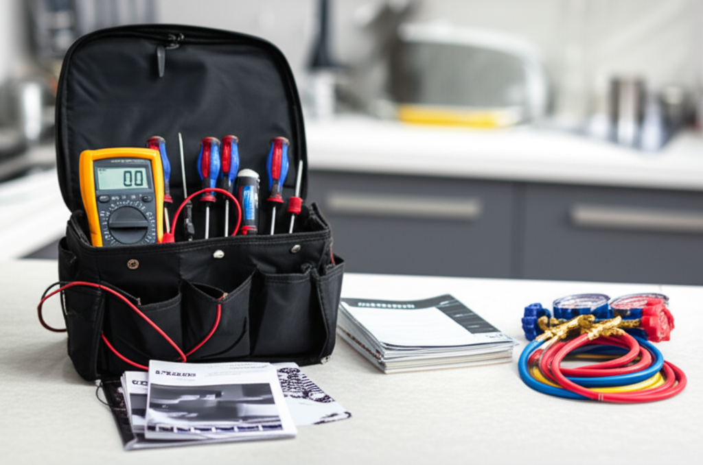 Professional appliance repair tools and diagnostic equipment